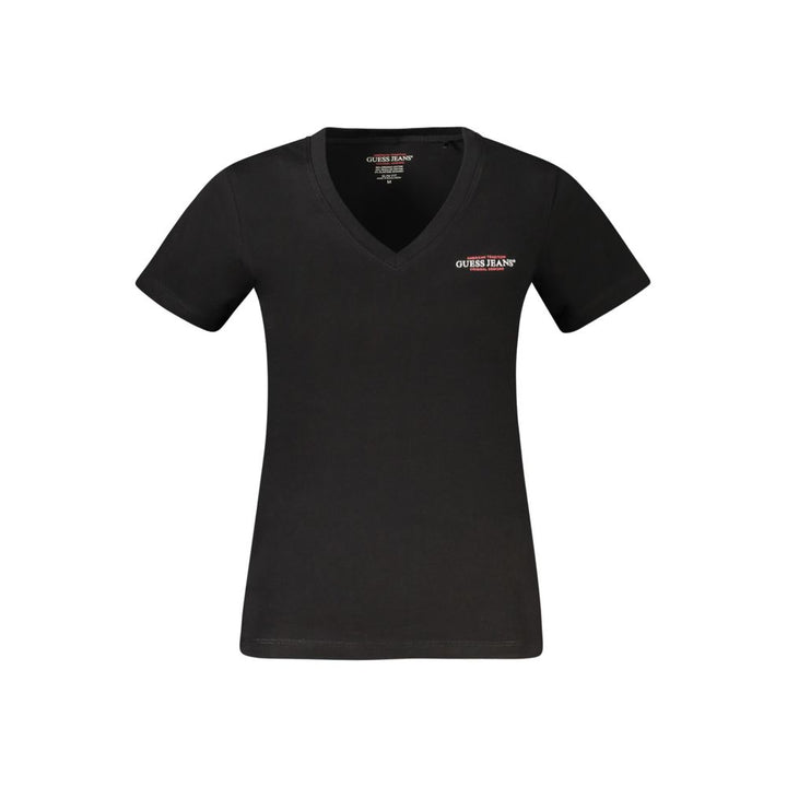 Black Cotton Tops & T-Shirt