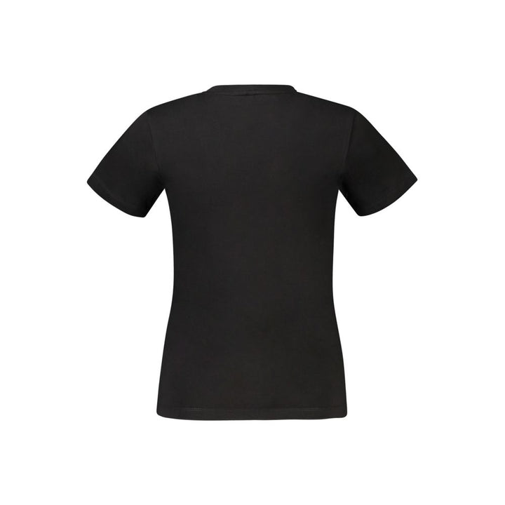 Black Cotton Tops & T-Shirt