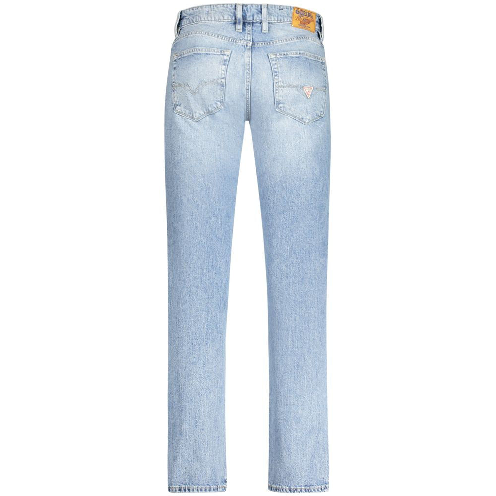 Light Blue Cotton Jeans & Pant