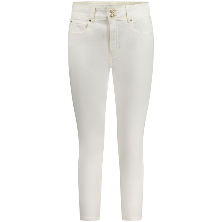 White Cotton Jeans & Pant