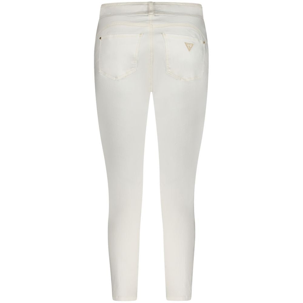 White Cotton Jeans & Pant