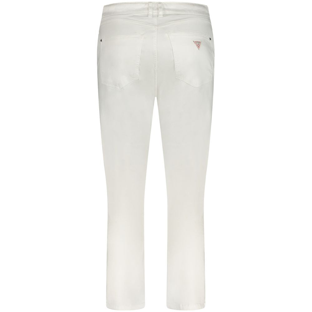 White Cotton Jeans & Pant