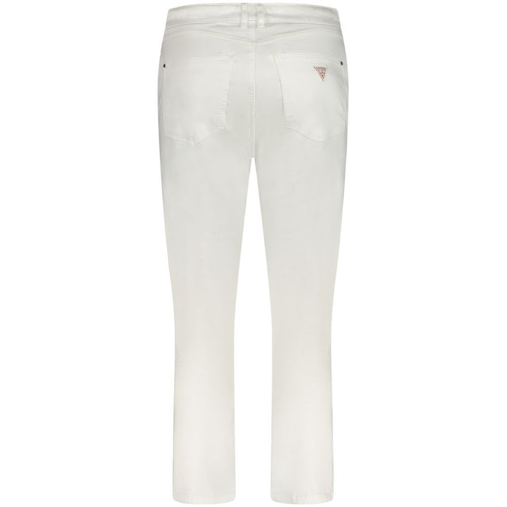 White Cotton Jeans & Pant