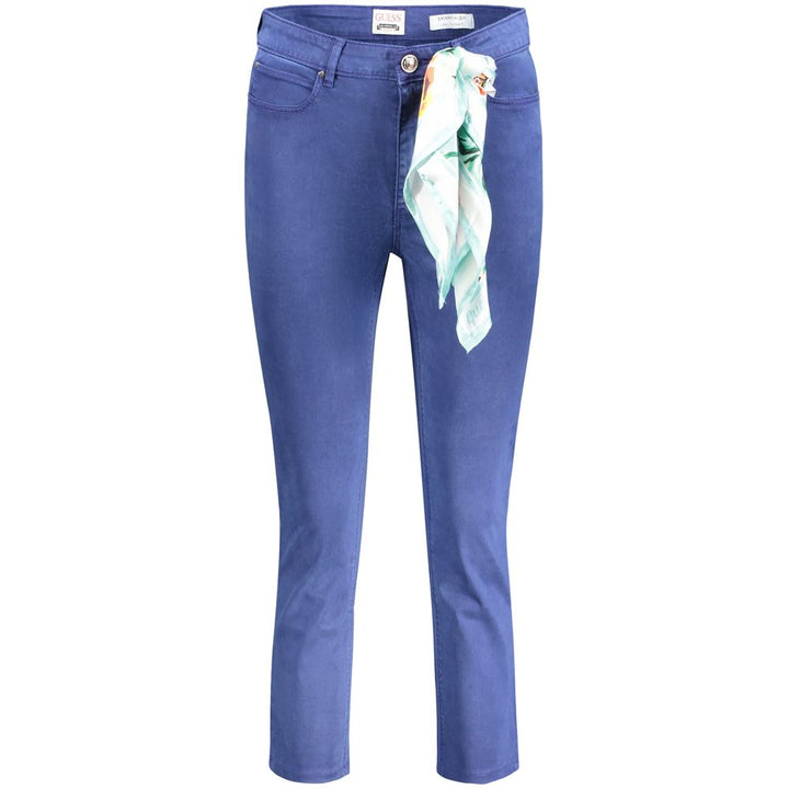 Blue Cotton Jeans & Pant