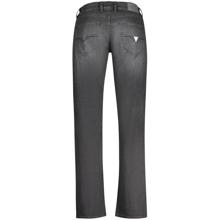 Black Cotton Jeans & Pant