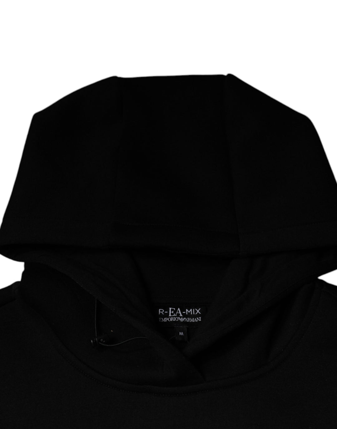 Black Logo Print Hooded Men Sweatshirt Sweater