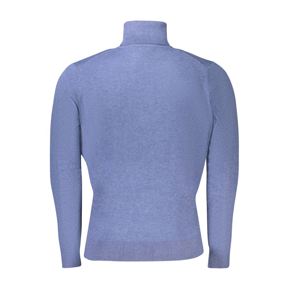 Blue Polyester Sweater