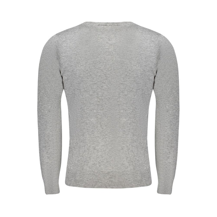 Gray Polyester Sweater