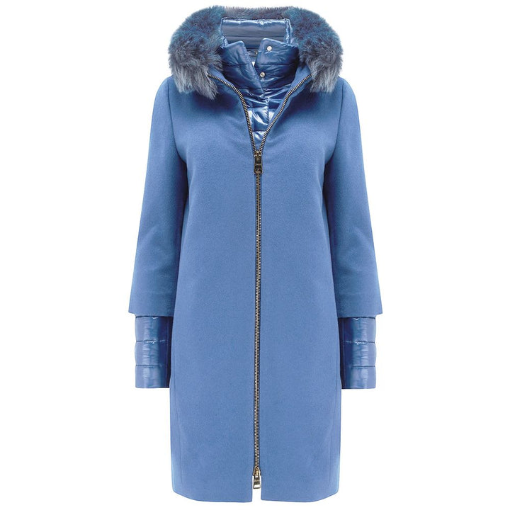 Light Blue Cashmere Jackets & Coat