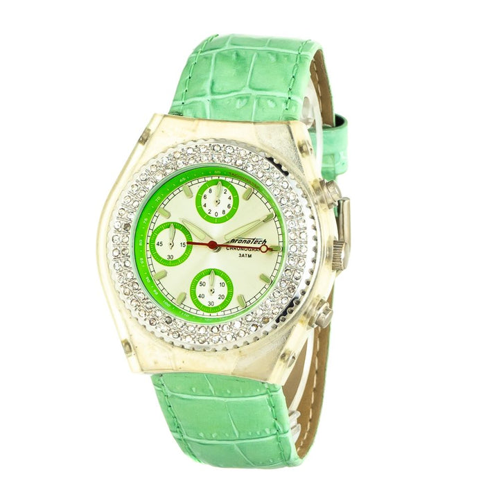 Green Leather Watch