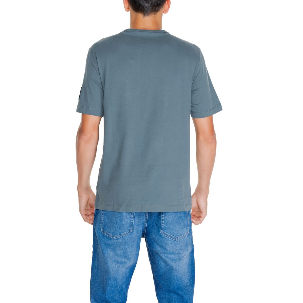 Gray Cotton Rigenerato T-Shirt