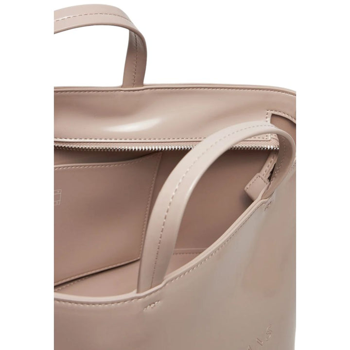 Pink Polyethylene Handbag