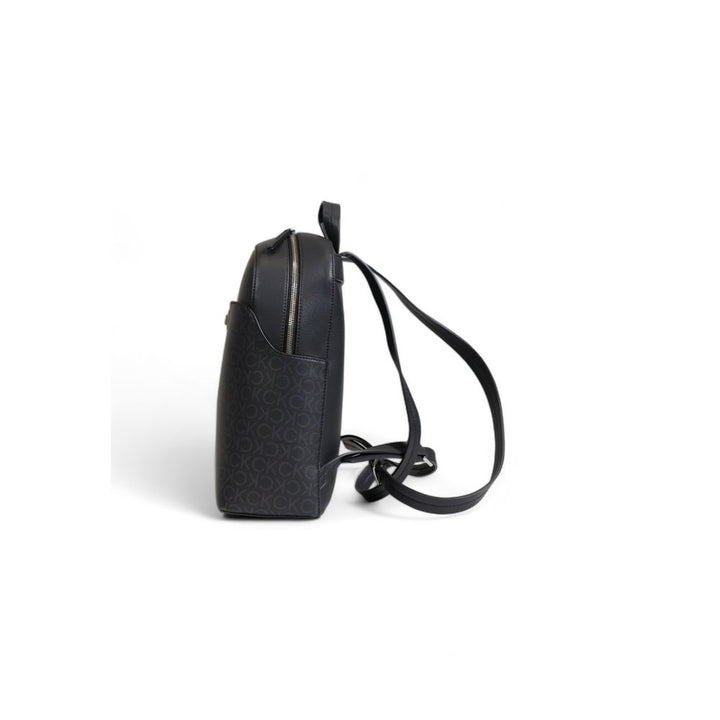 Black Recycled Polyester Backpack