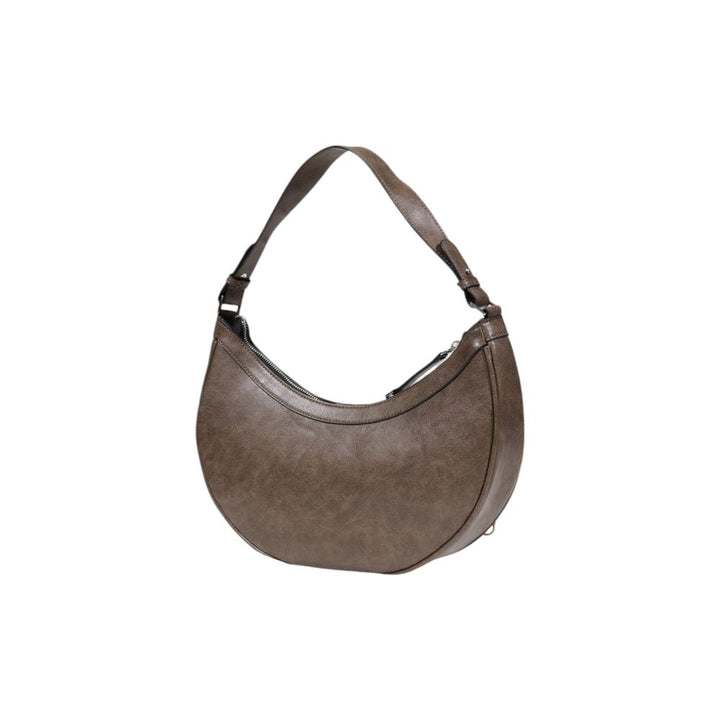 Gray Polyester Handbag