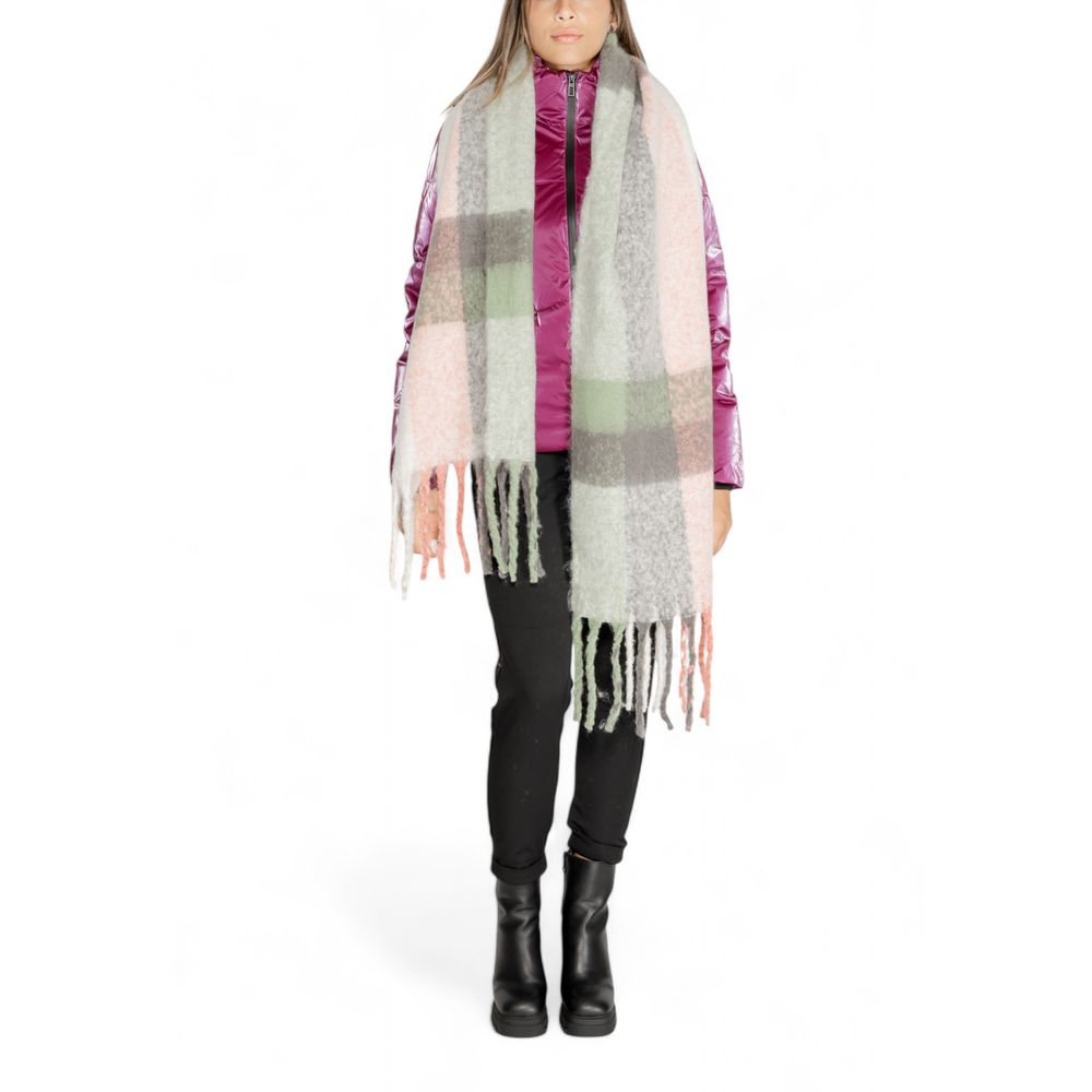 Gray Recycled Polyester Scarf