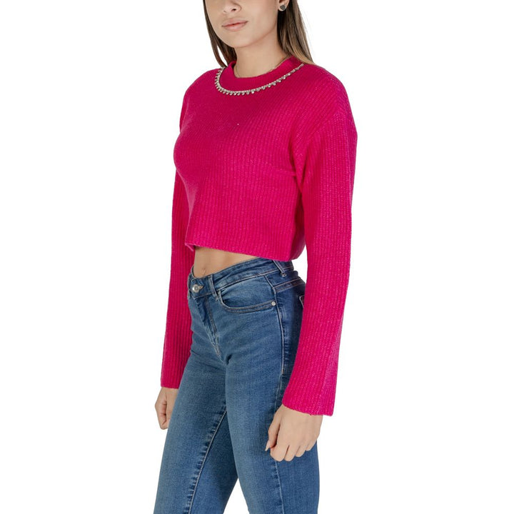 Pink Recycled Polyester Sweater