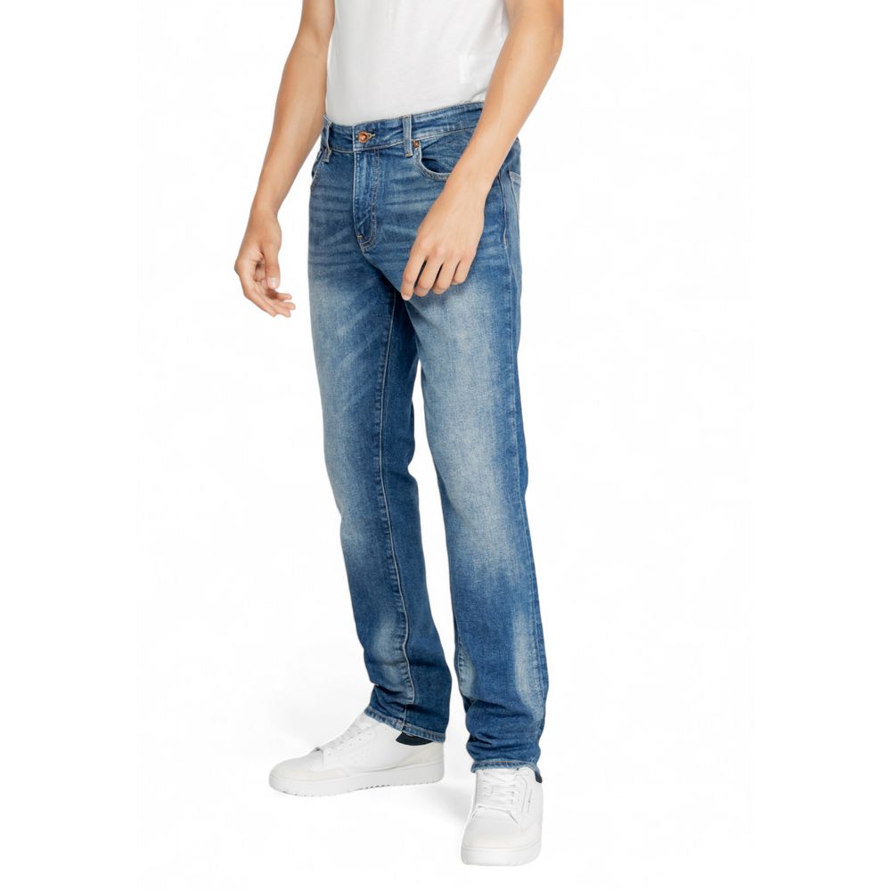 Blue Cotton Jeans & Pant