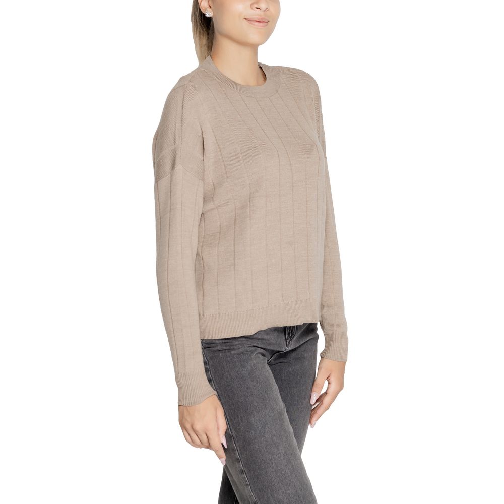 Beige Acrylic Sweater