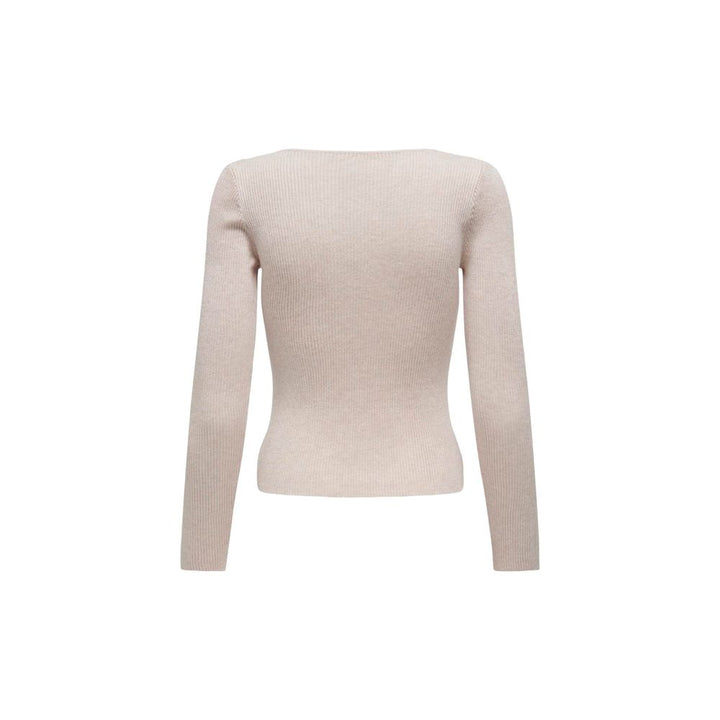 Beige Viscose Sweater