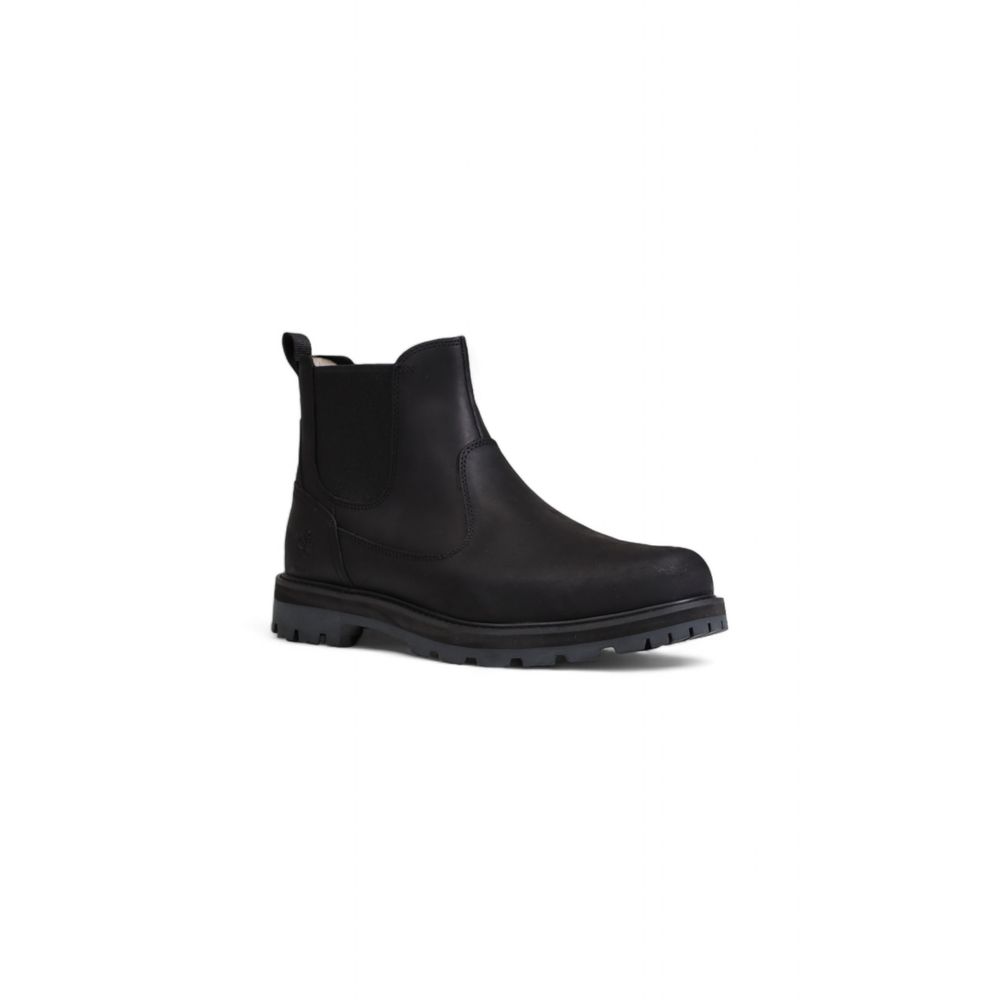 Black Nubuck Leather Boot