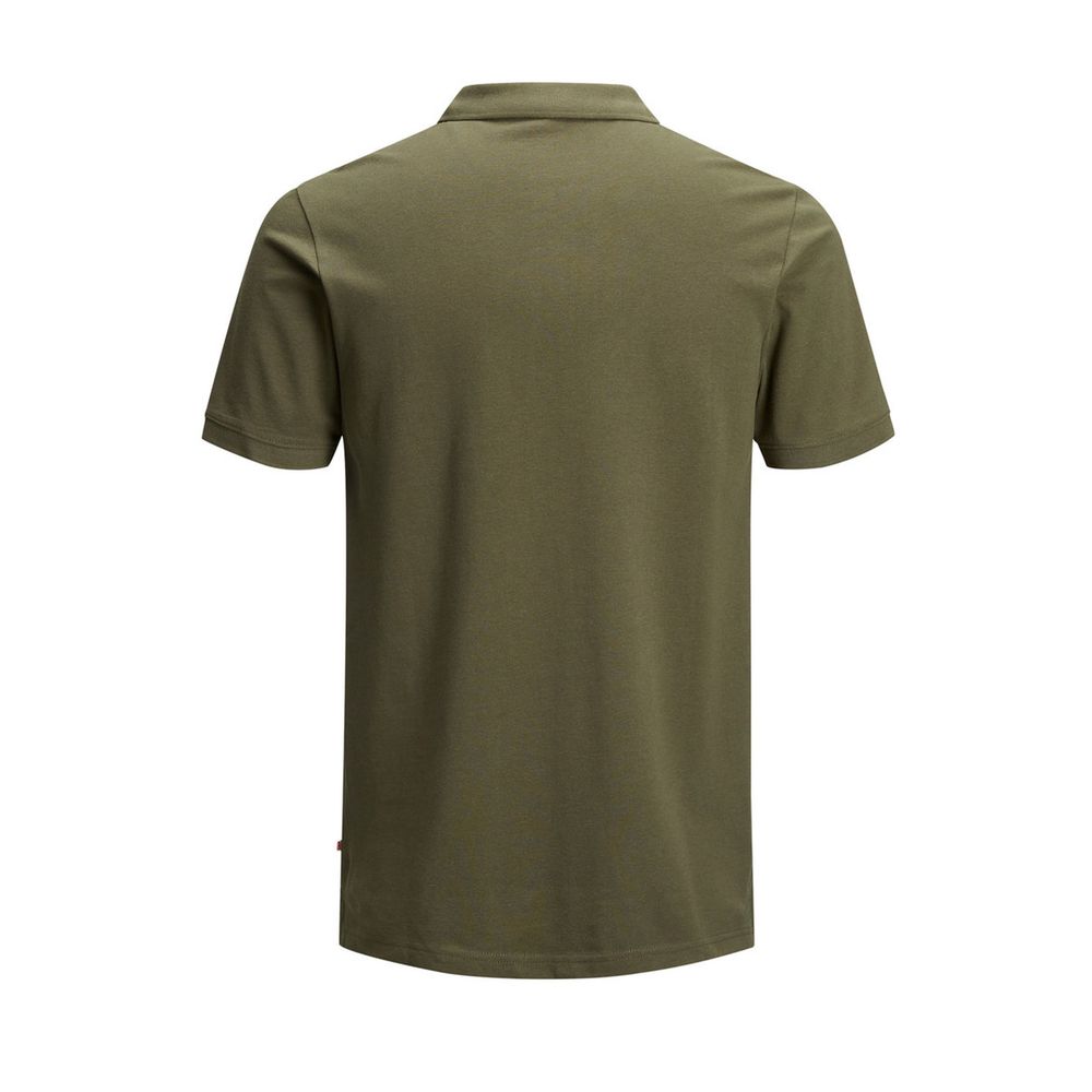 Green Cotton Polo Shirt