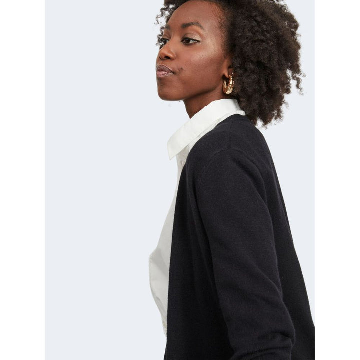 Black Viscose Cardigan