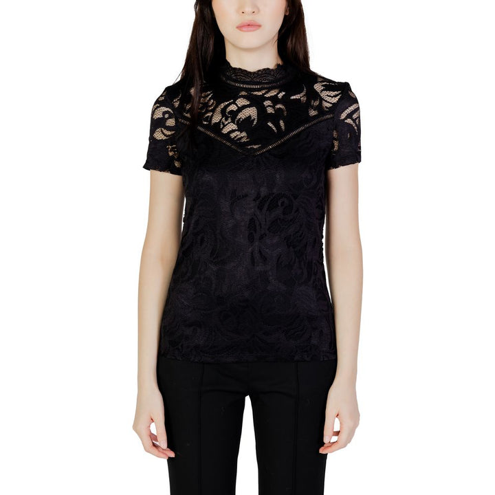 Black Polyamide Tops & T-Shirt