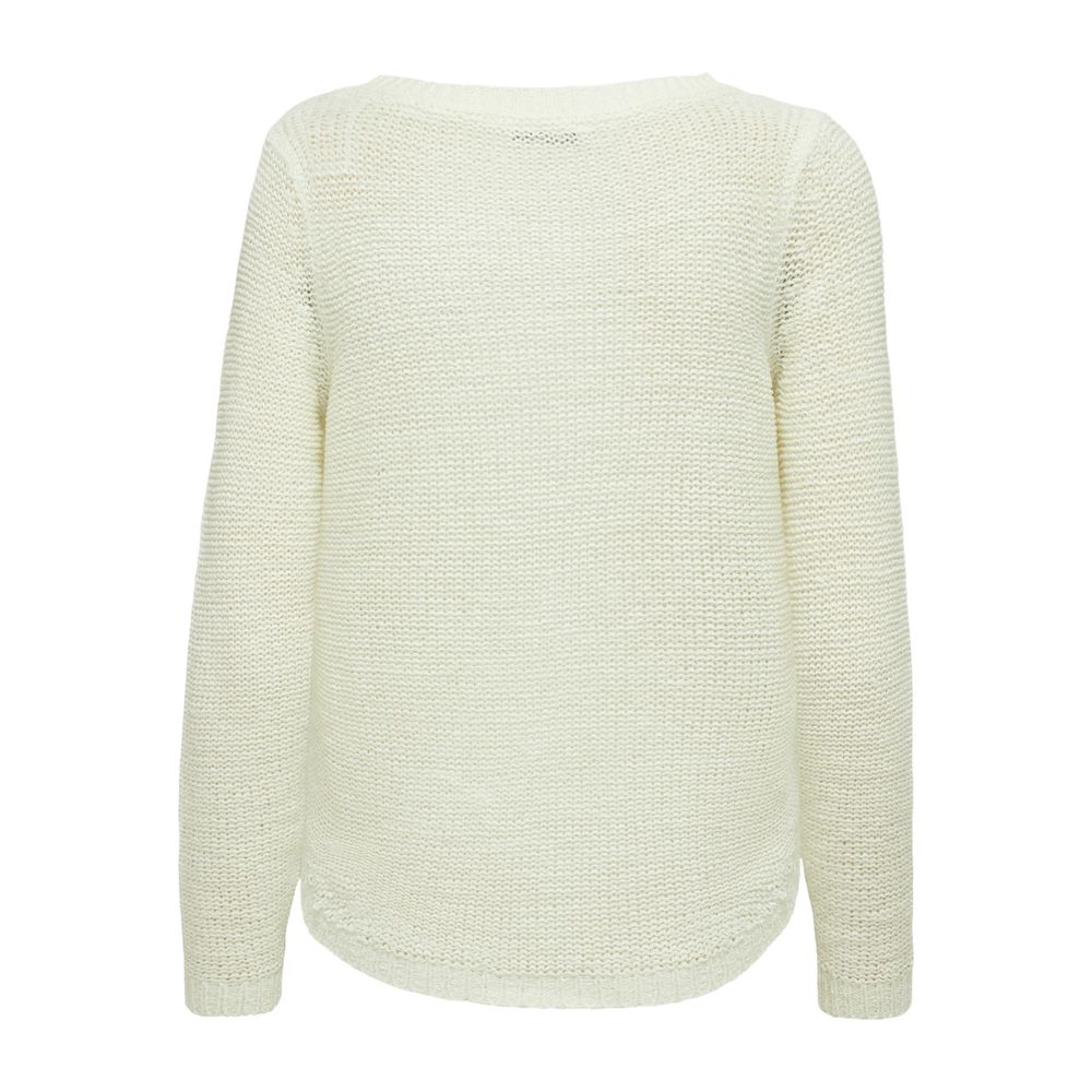 White Polyester Sweater