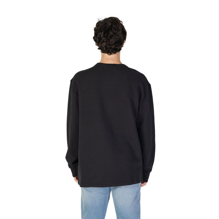 Black Cotton Sweater