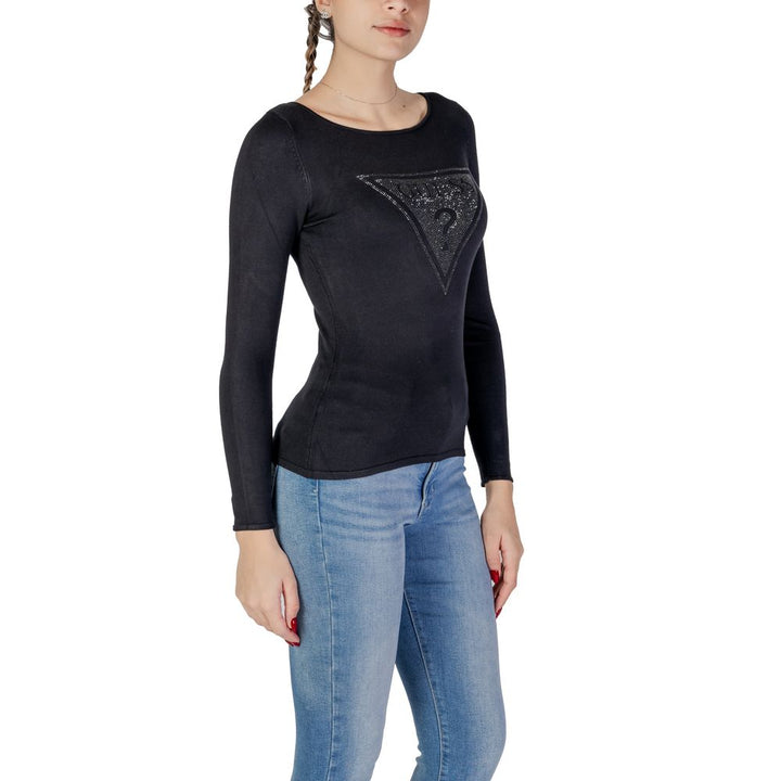 Black Viscose Tops & T-Shirt