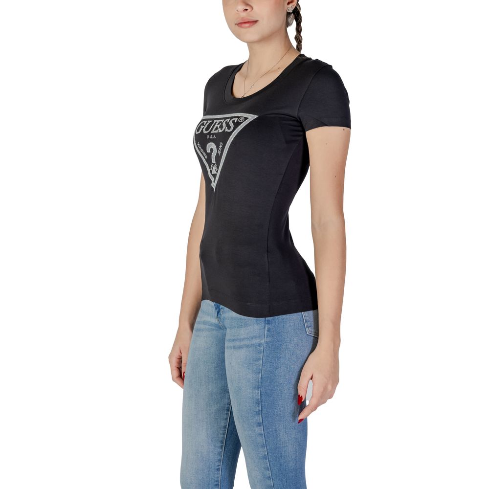 Black Cotton Tops & T-Shirt