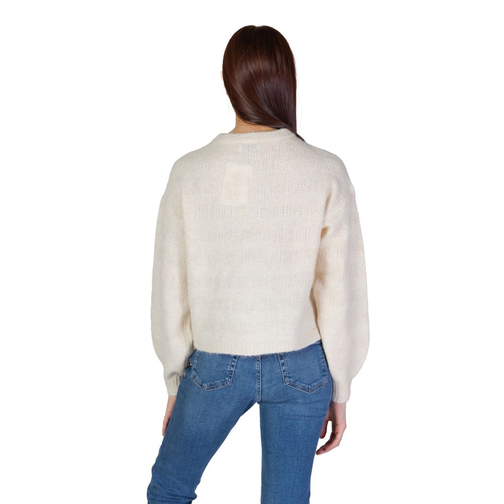 Beige Recycled Polyester Cardigan