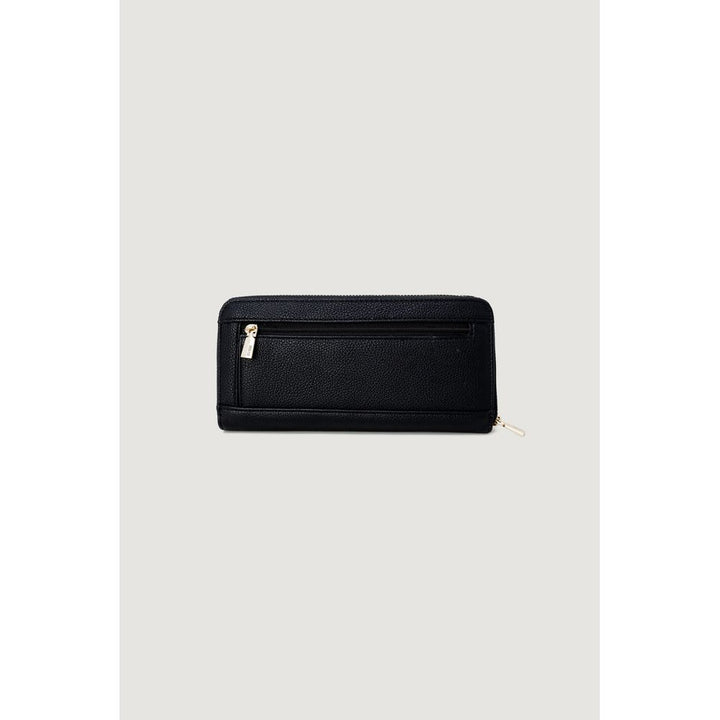 Black Synthetic Leather Wallet