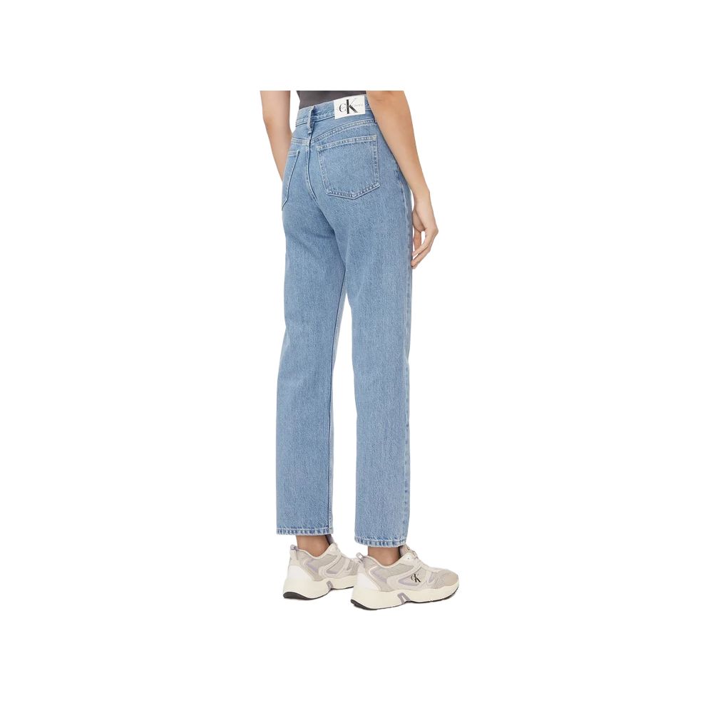 Light Blue Cotton Jeans & Pant