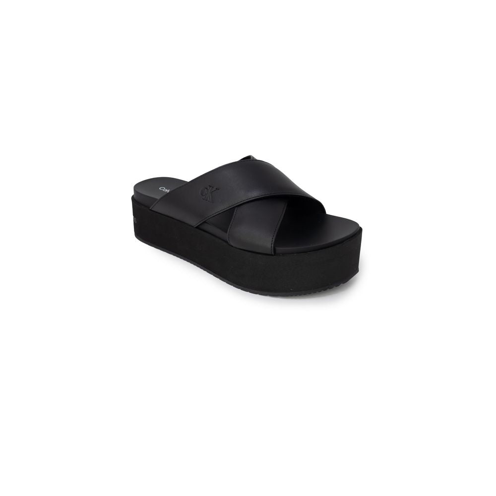 Black Leather Sandal