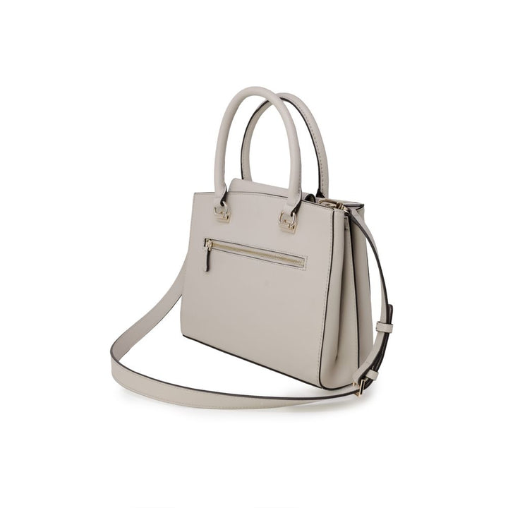 Beige Polyethylene Handbag