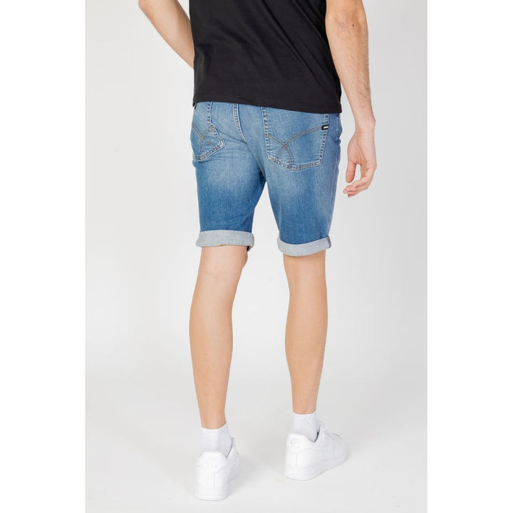 Blue Cotton Short