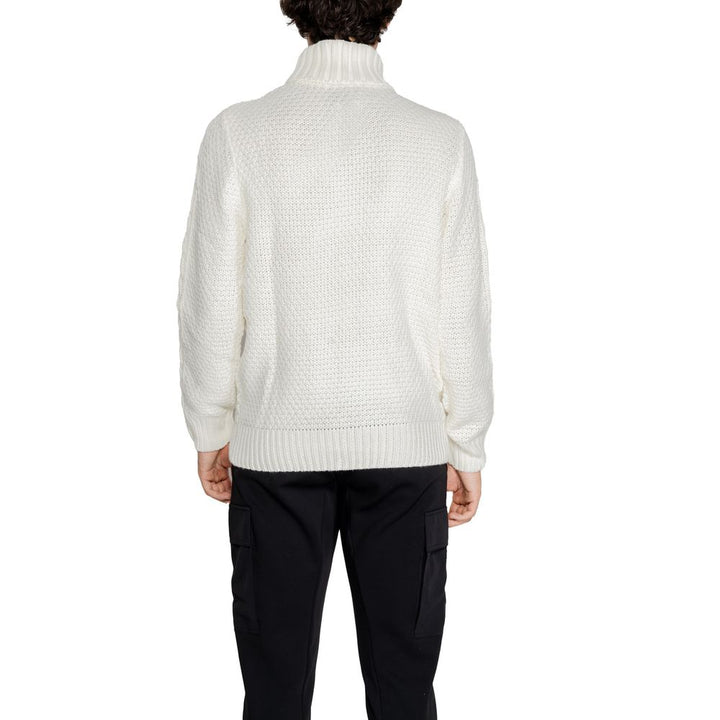 White Polyester Sweater