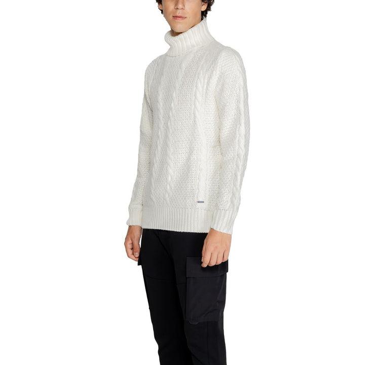 White Polyester Sweater