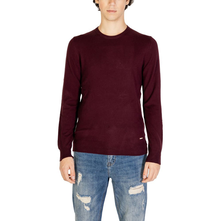 Bordeaux Polyester Sweater