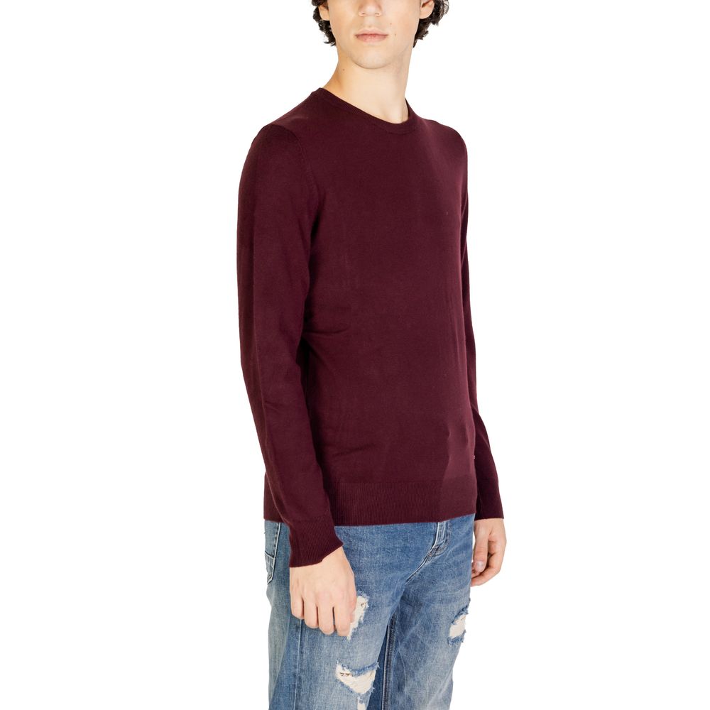 Bordeaux Polyester Sweater