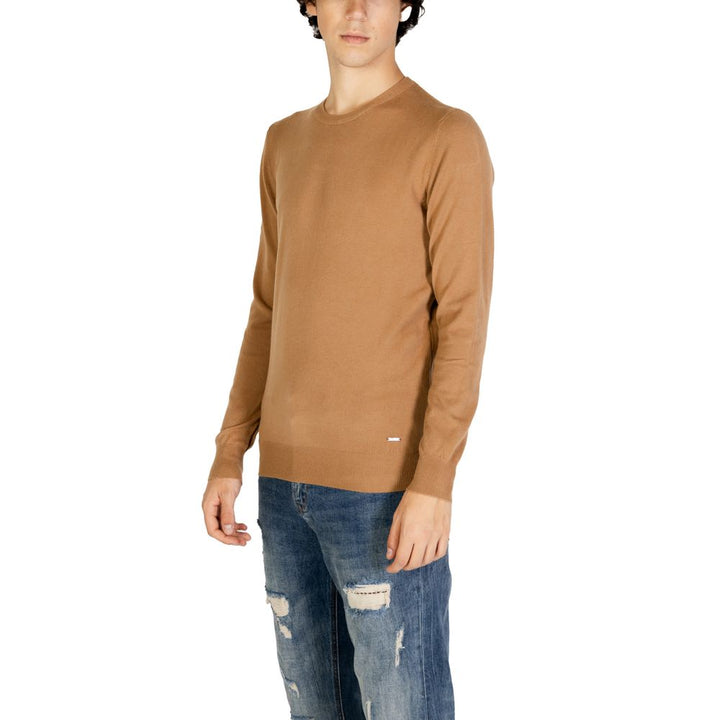 Brown Polyester Sweater