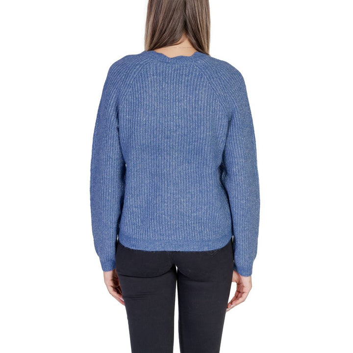 Blue Recycled Polyester Cardigan