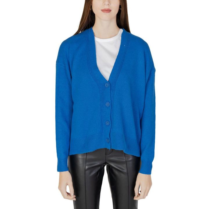 Blue Cotton Cardigan