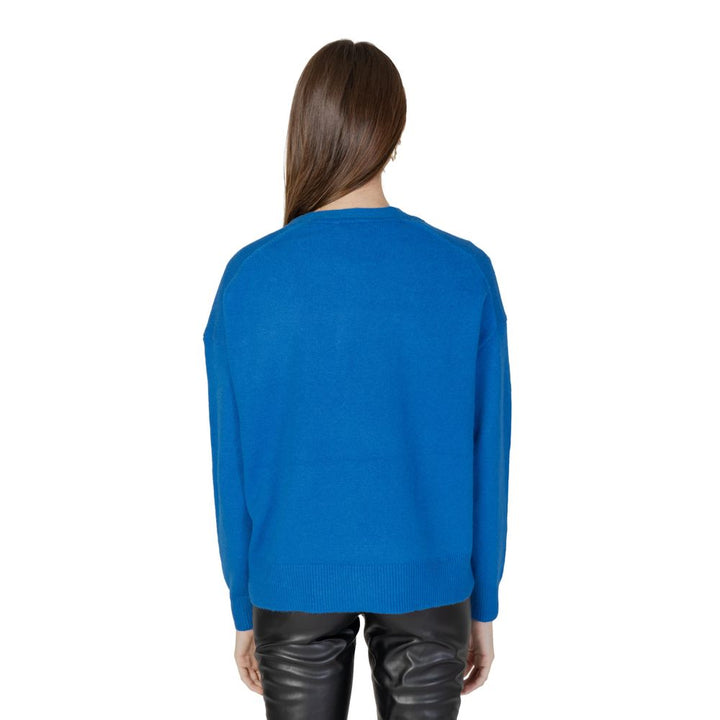 Blue Cotton Cardigan