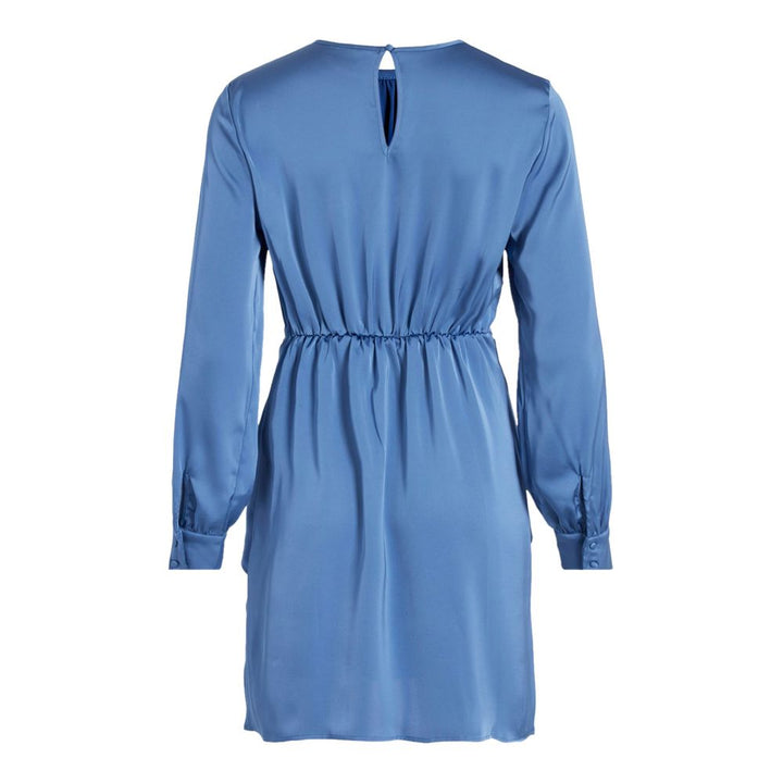 Blue Recycled Polyester Dress