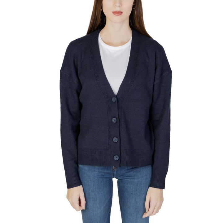 Blue Cotton Cardigan