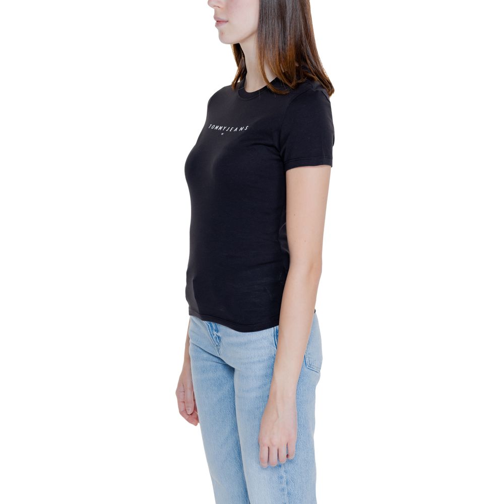 Black Cotton Tops & T-Shirt