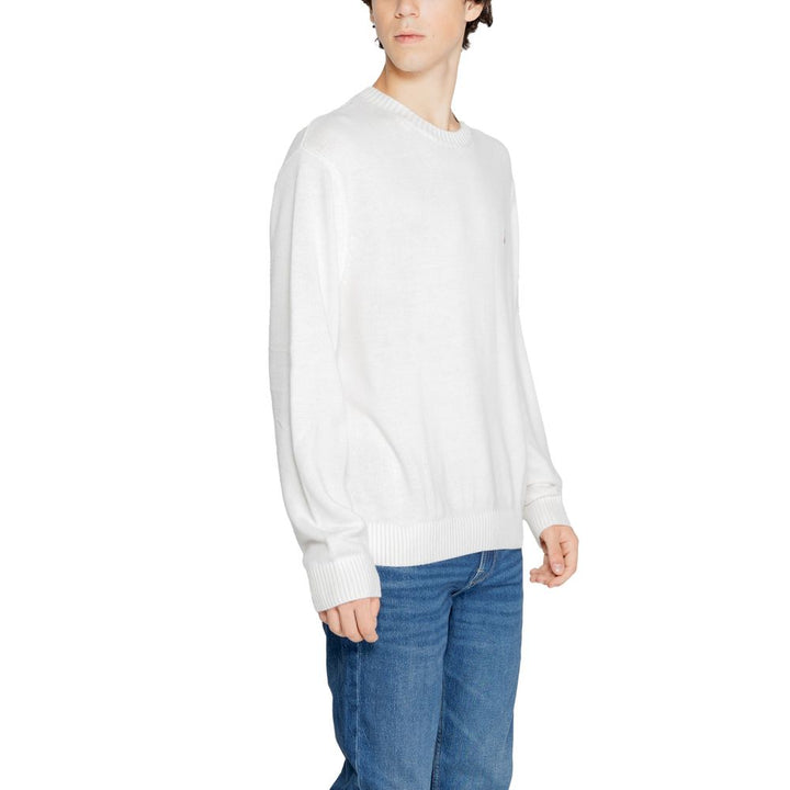 White Recycled Polyester Sweater