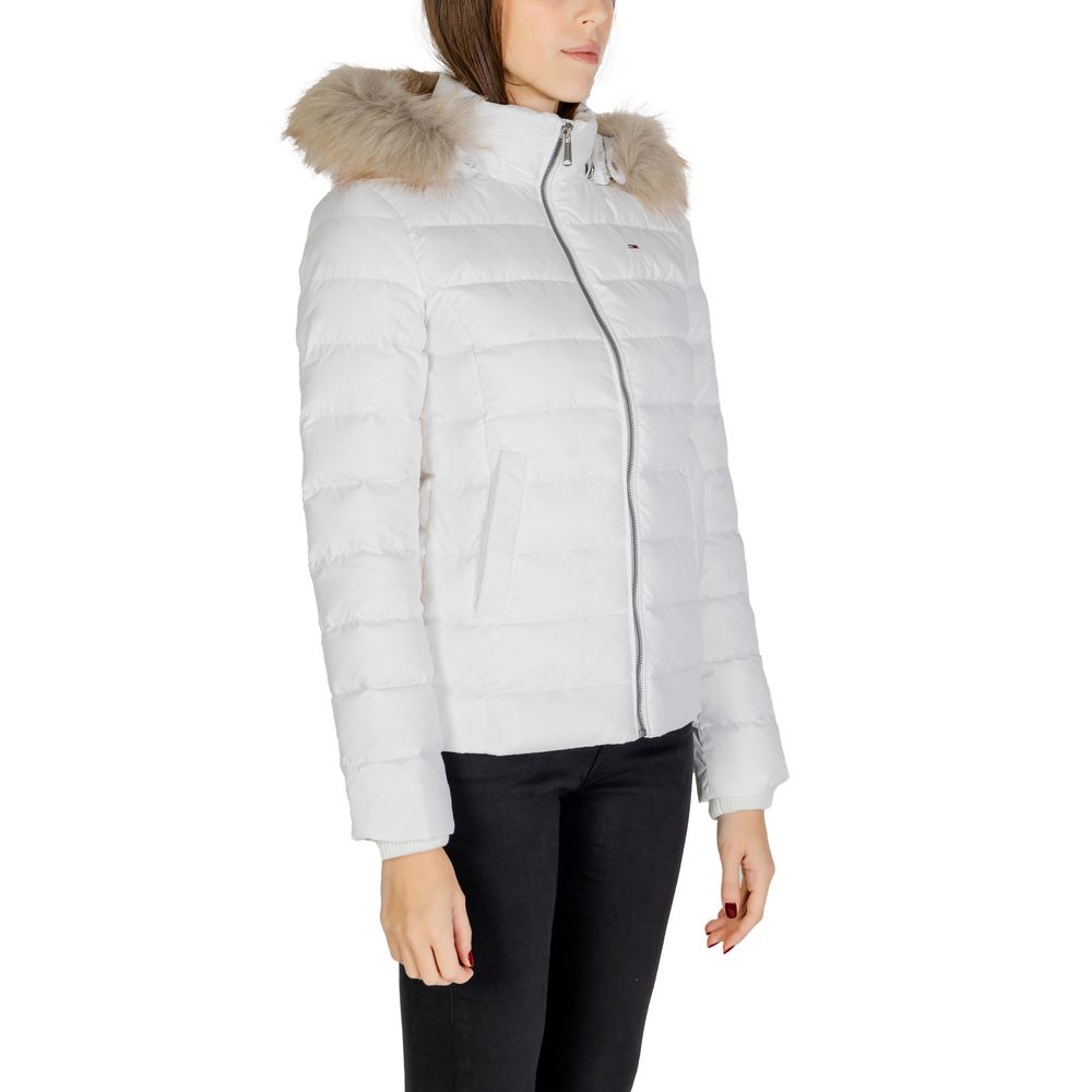 White Recycled Polyester Jackets & Coat